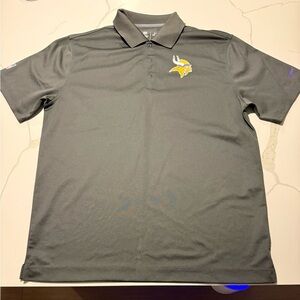 NFL Gray Polo Shirt with Yellow Logo